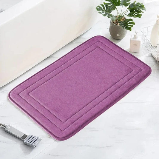 Tapis de bain passe partout | Escale Douche Violet / 40cm x 60cm