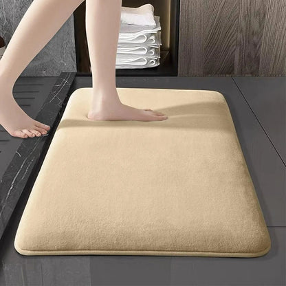 Tapis de bain ultra doux | Escale Douche Crème / 50cm x 120cm
