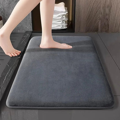 Tapis de bain ultra doux | Escale Douche Gris / 40cm x 60cm