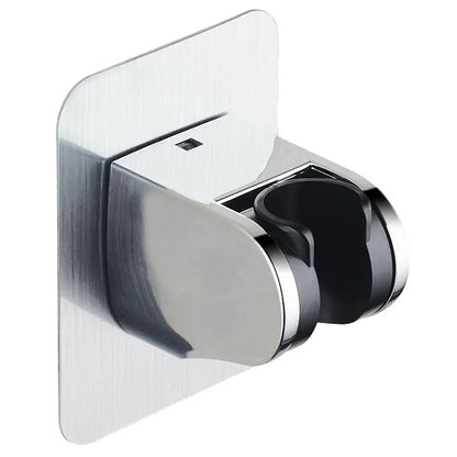 Support de pommeau de douche ajustable et adhésif Chrome