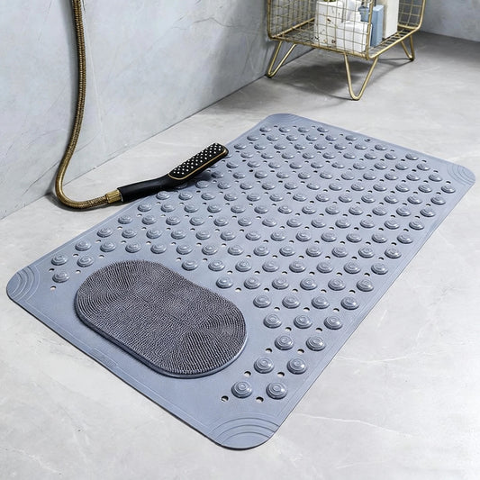 Tapis de bain antidérapant avec zone de massage