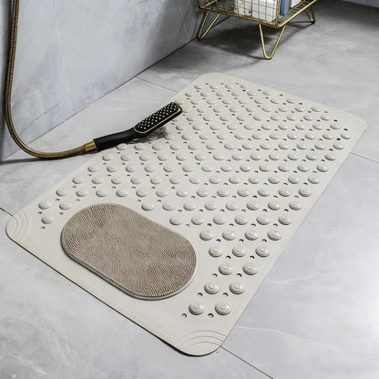 Tapis de bain antidérapant avec zone de massage